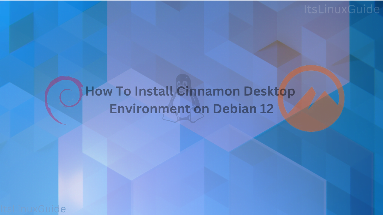 Debian 12 Cinnamon installation guide