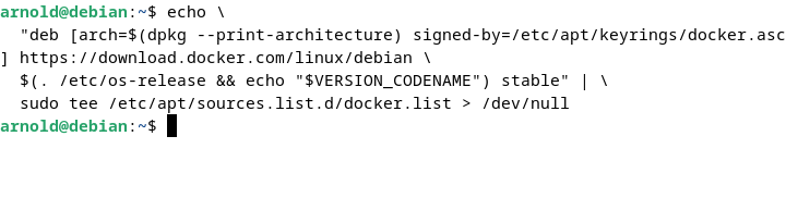Adding Docker repository on Debian 12