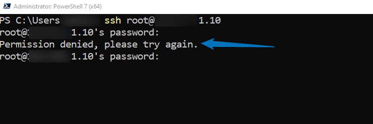 SSH permission denied error for root login of Debian 12