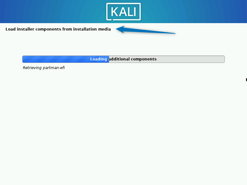 installing Kali Linux via ISO file