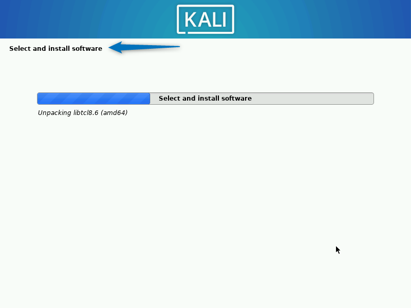 Installing Desktop environment and other programs for Kali Linux