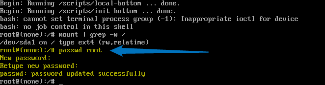 Changing Root Password on Kali Linux using Grub Boot loader