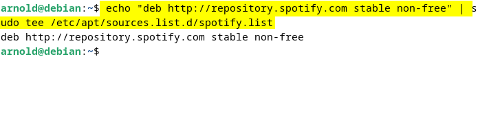 Add Spotify Repository on Debian 12