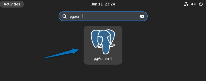 Launching Pgadmin4 desktop on Debian 12