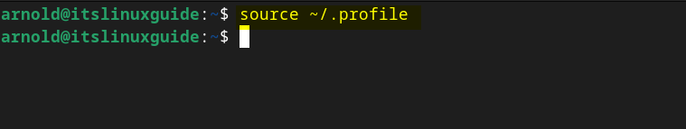 Adding NVM in the path by executing the source command on Debian