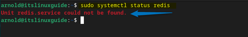 redis.service not found error on Debian