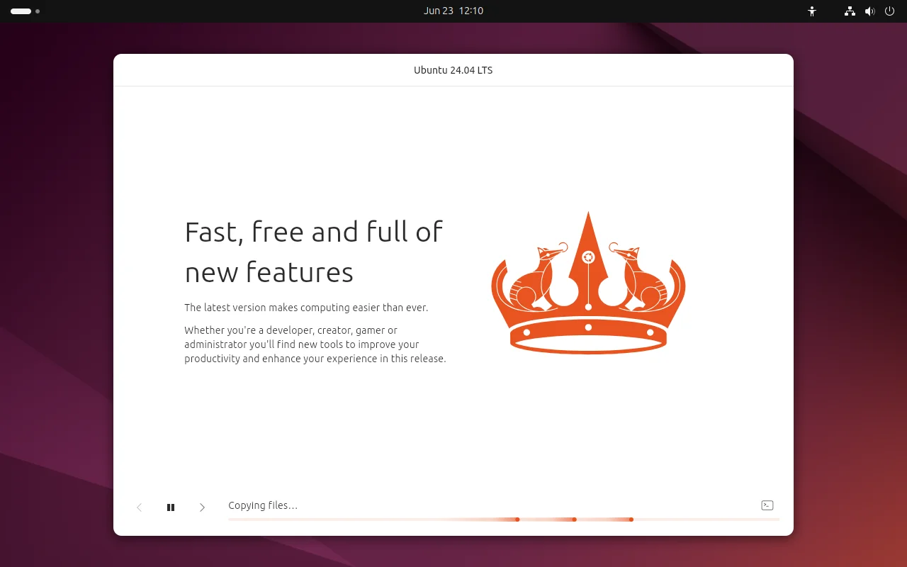 Installing Ubuntu on VirtualBox