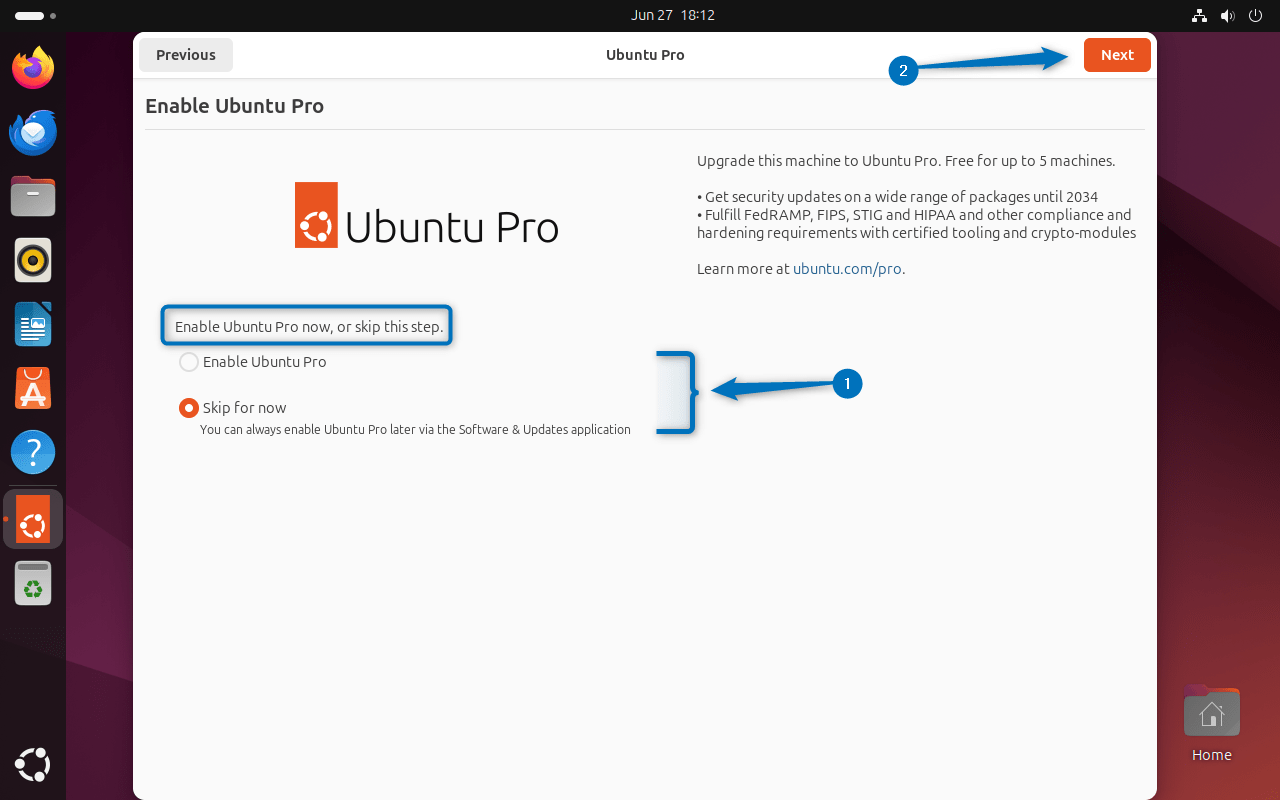 Enabling Ubuntu Pro on Ubuntu 24.04