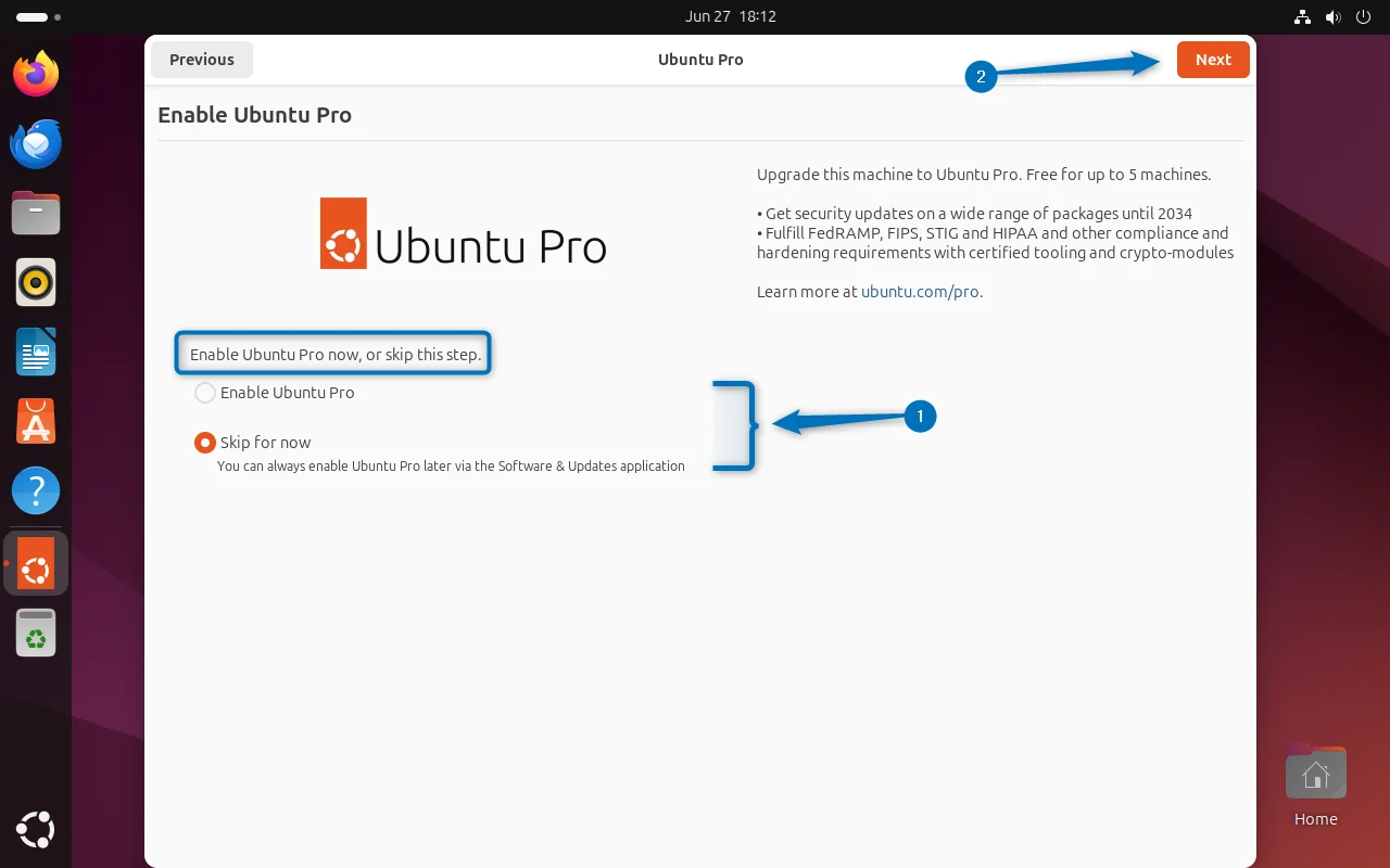 Enabling Ubuntu Pro on Ubuntu 24.04