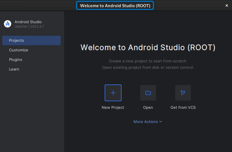 Android Studio on Debian 12