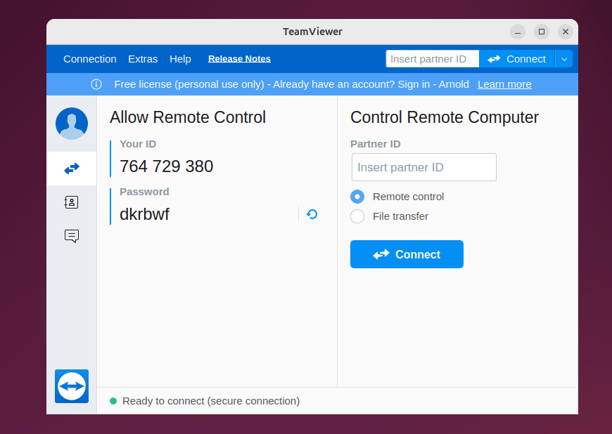 TeamViewer on Ubuntu 