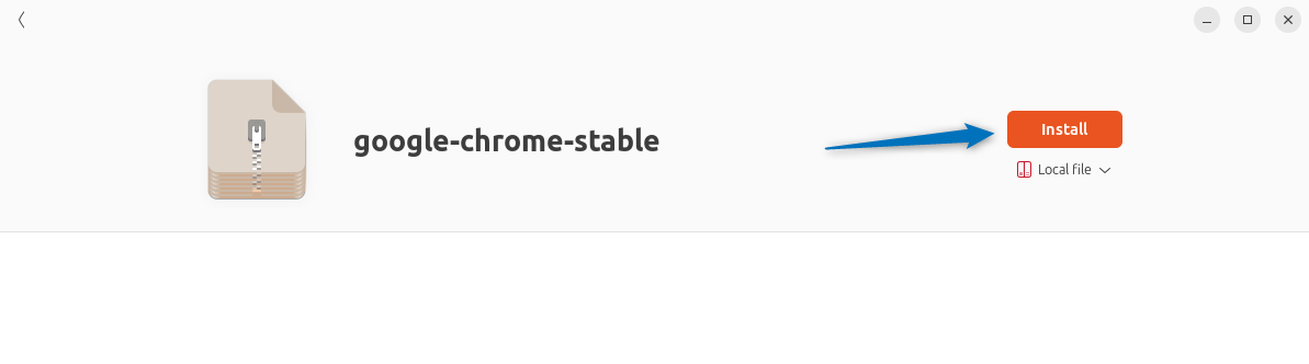 Installing Deb file on Ubuntu using Software app