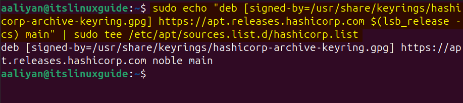 Adding Vagrant Repository on Ubuntu