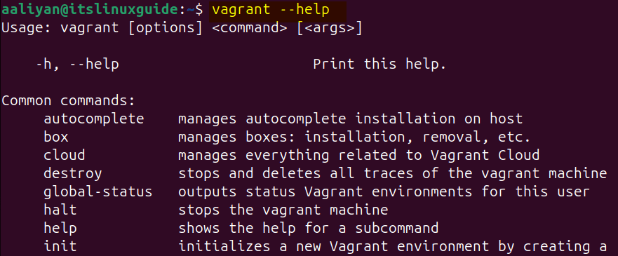 Consulting Vagrant help on Ubuntu