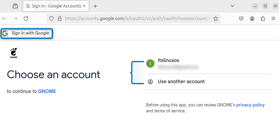 Adding a Google account in Ubuntu for Google Drive