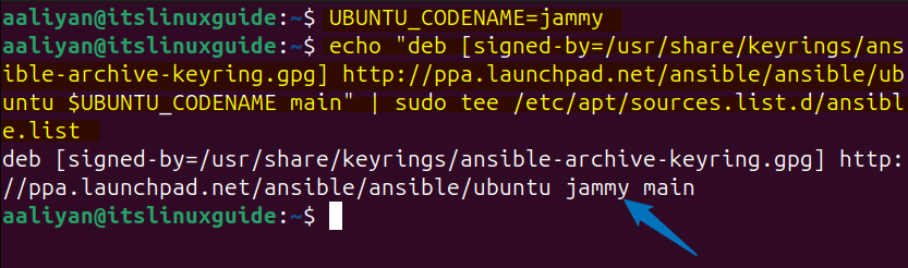 Adding Ansible repository on Ubuntu
