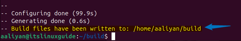 Successfully generated a build system for OpenCV containing its core and contrib modules on Ubuntu.
