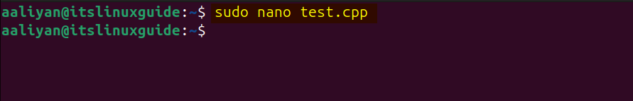 Creating a .cpp file for a simple program using OpenCV on Ubuntu