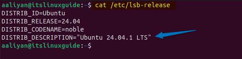Checking Ubuntu version by reading the contents of lsb-release file