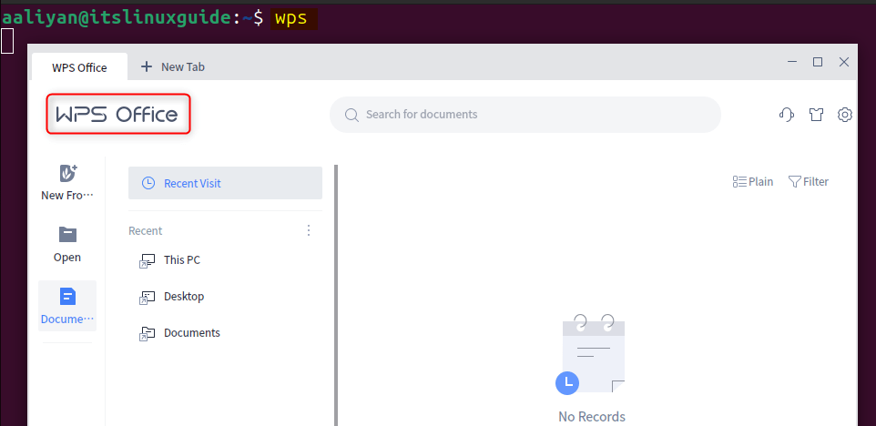 WPS Office on Ubuntu