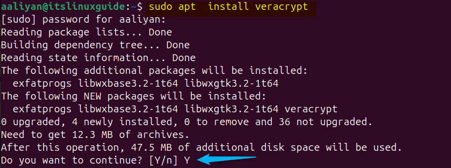 Installing VerCrypt on Ubuntu using its PPA via apt package manager