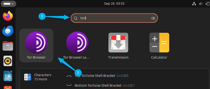Launching Tor Browser on Ubuntu installed via App Center