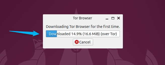 Downloading Tor browser on Ubuntu while installing it via App Center