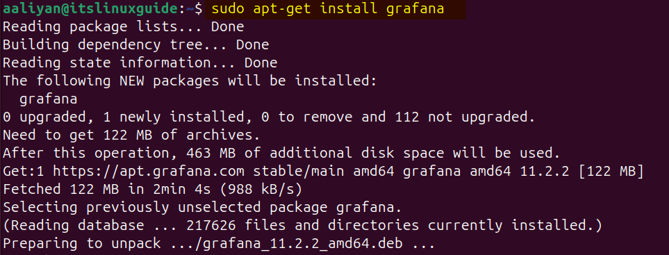 Installing Grafana on Ubuntu via its repository On Ubuntu