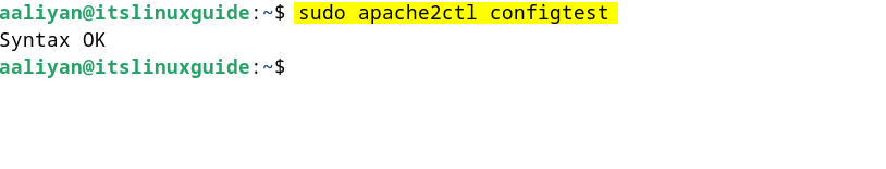 Testing Apache2 configuration for WordPress on Debian 