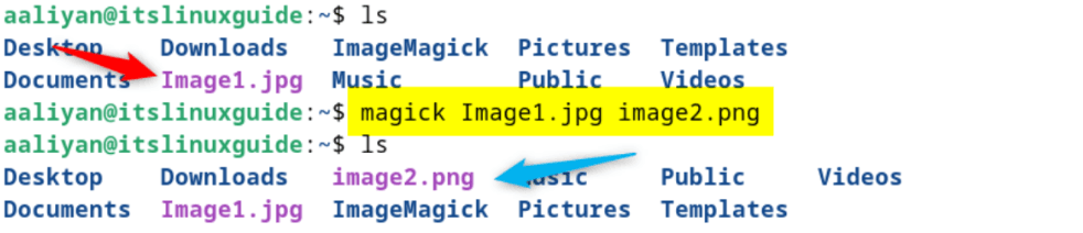 Converting an image format from PNG to JPG using ImageMagick on Debian