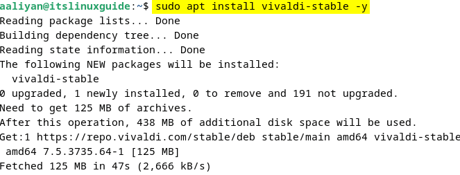 Installing Vivaldi browser on Debian using its official repository