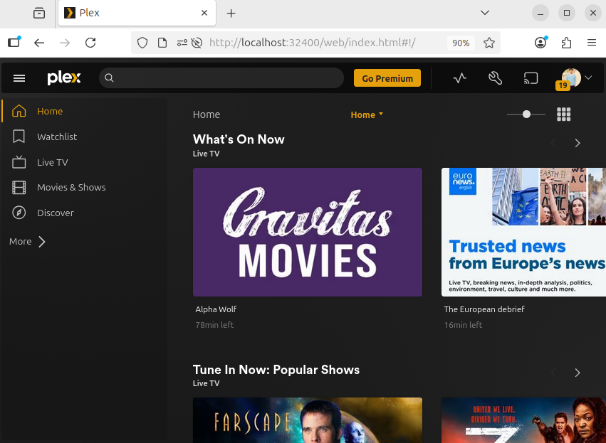 Plex Media Server in Ubuntu