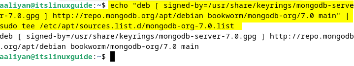 Adding MongoDB Repository in Debian