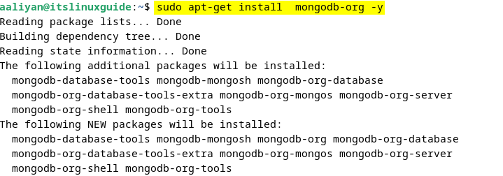Installing MongoDB on Debian via its repository
